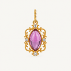Violet Filigree Pendant