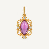 Violet Filigree Pendant