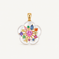 Candy Sparkle Crystal Flower Pendant