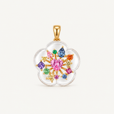 Candy Sparkle Crystal Flower Pendant
