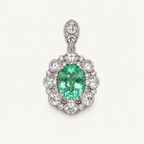 Mint Halo Pendant