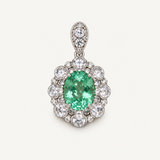 Mint Halo Pendant