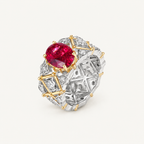 Thorn Rose Lattice Statement Ring