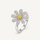 Golden Daisy Statement Ring