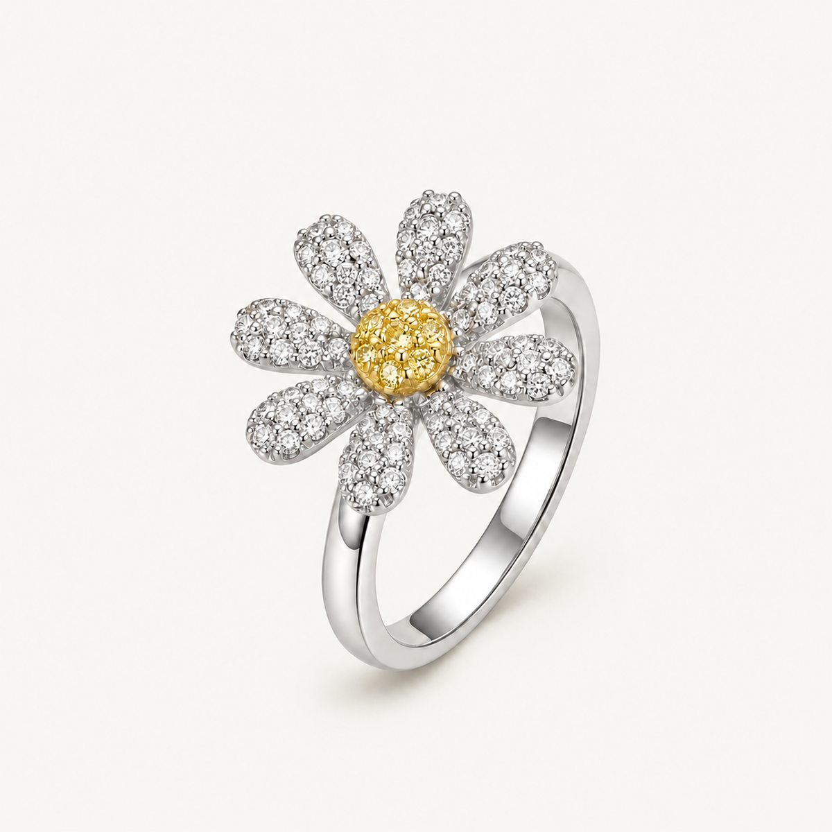 Golden Daisy Statement Ring