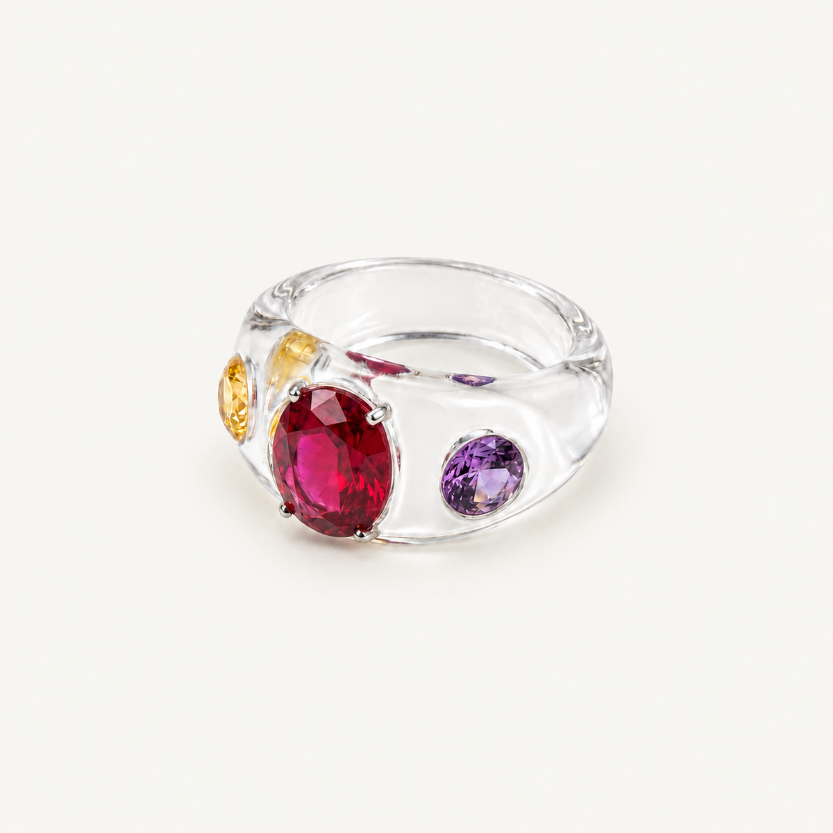 Crystal Candy Statement Ring