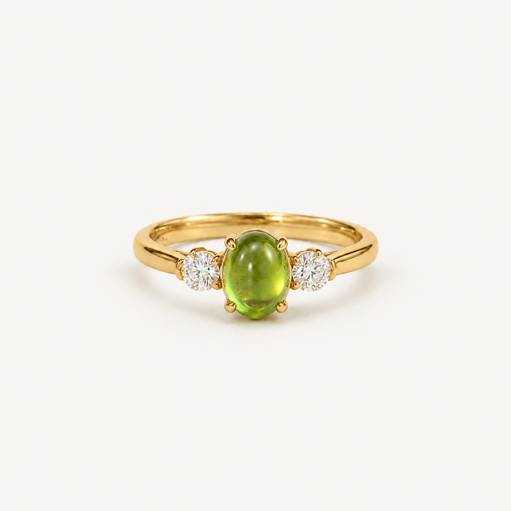 Peridot Starlight Ring