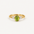 Peridot Starlight Ring
