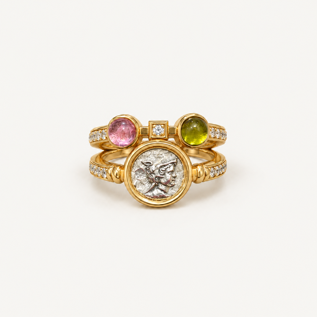 Gilded Chronicle Ring