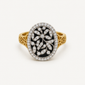Midnight Flora Ring