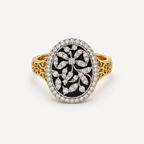 Midnight Flora Ring