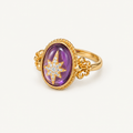 Violet Oracle Ring