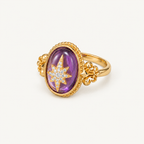 Violet Oracle Ring