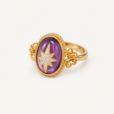 Violet Oracle Ring