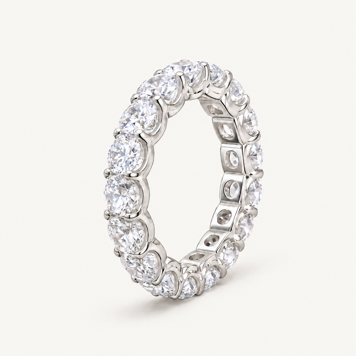 Snowflake Eternity Ring