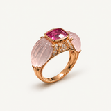 Peach Veil Bloom Ring