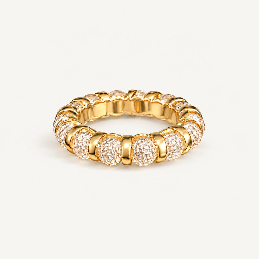 Morning Dew Spinner Ring