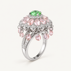 Peach Blossom Carousel Ring