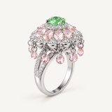Peach Blossom Carousel Ring