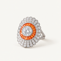 Sunset Rosette Ring