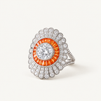 Sunset Rosette Ring