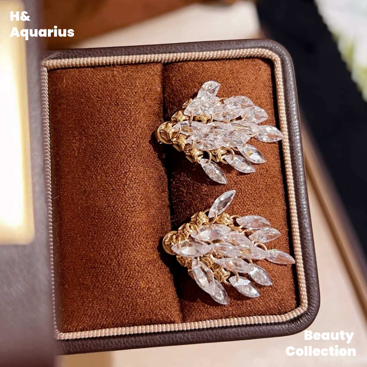 925 Silver & Zirconia Starry Dome Earrings - Luxury Elegant Statement Dangle Earrings